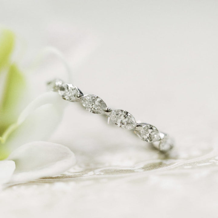 Marquise East - West DE - VS1 Lab Grown Diamond Eternity Band - Doozy Diamonds