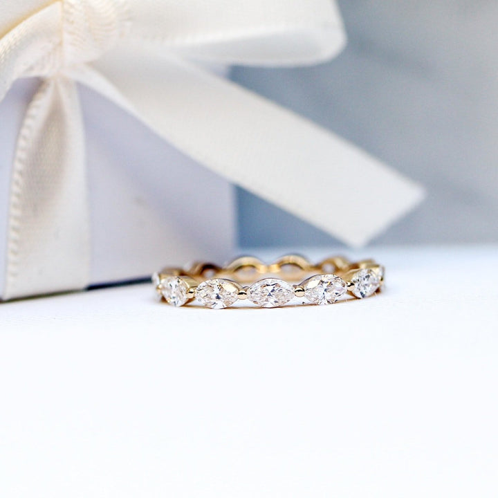 Marquise East - West DE - VS1 Lab Grown Diamond Eternity Band - Doozy Diamonds