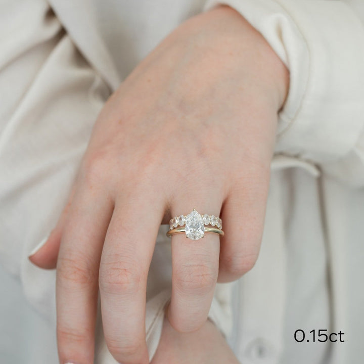 Oval DE - VS1 Lab Grown Diamond Full Eternity Wedding Band - Doozy Diamonds