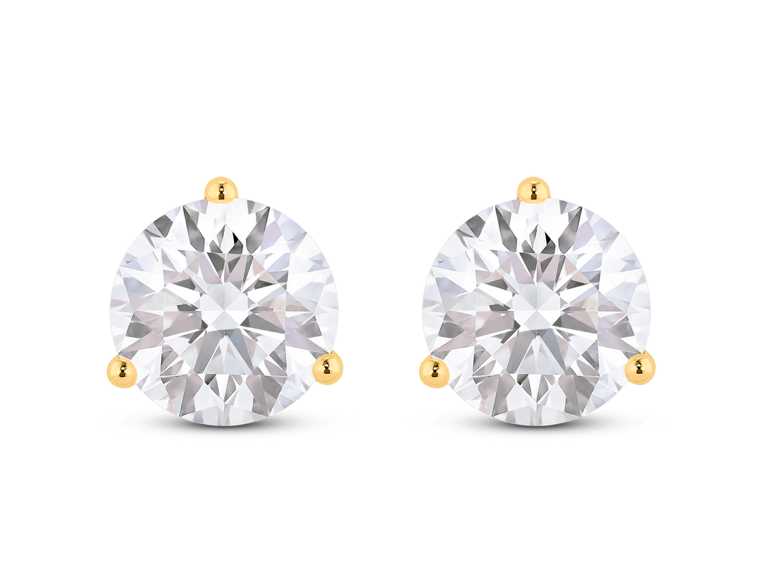 4ct Round F - VVS Lab - Grown Diamond Stud Earrings - Doozy Diamonds