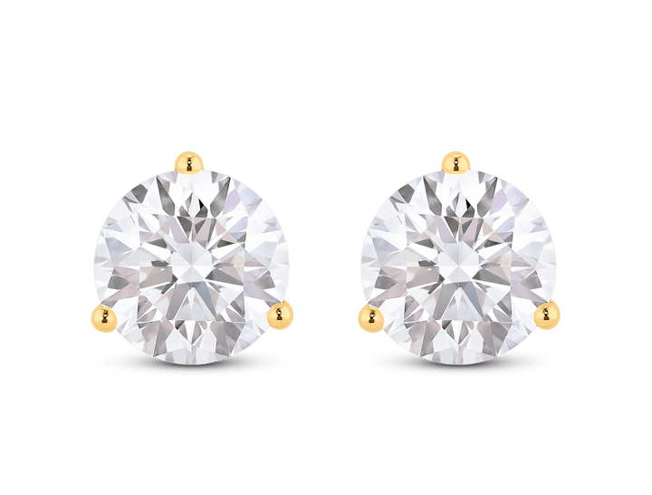 4ct Round F - VVS Lab - Grown Diamond Stud Earrings - Doozy Diamonds