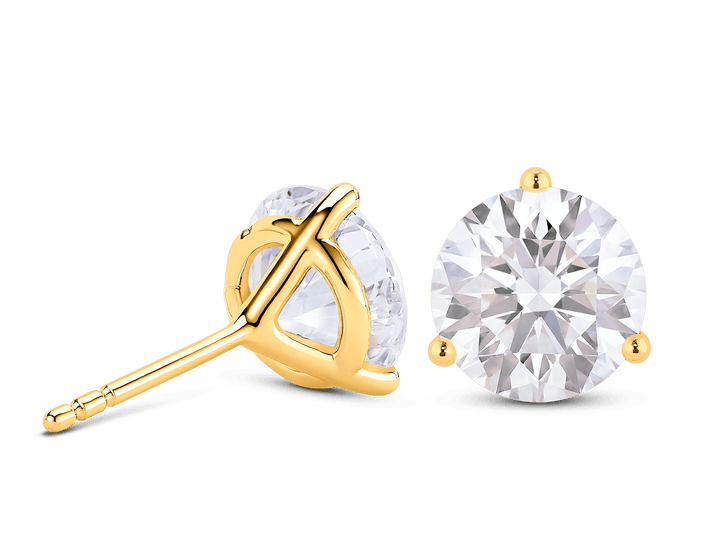 4ct Round F - VVS Lab - Grown Diamond Stud Earrings - Doozy Diamonds