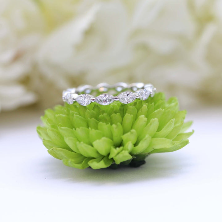 Marquise East - West DE - VS1 Lab Grown Diamond Eternity Band - Doozy Diamonds