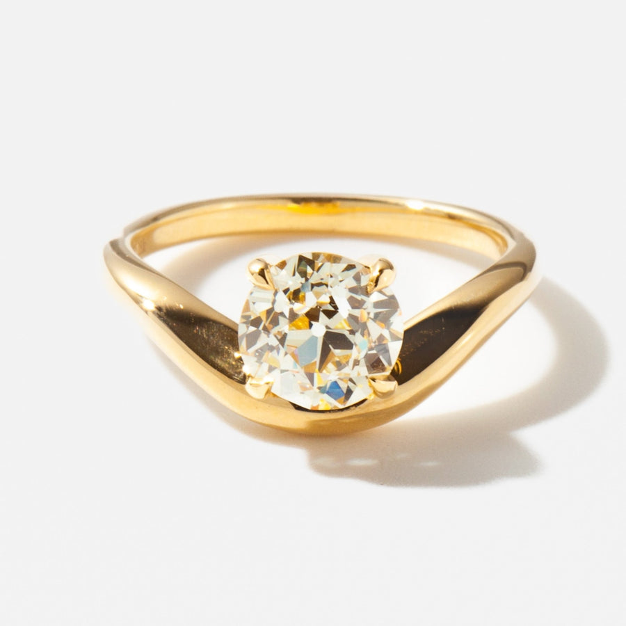 Buy 1.0CT round solitaire lab grown diamond engagement ring online