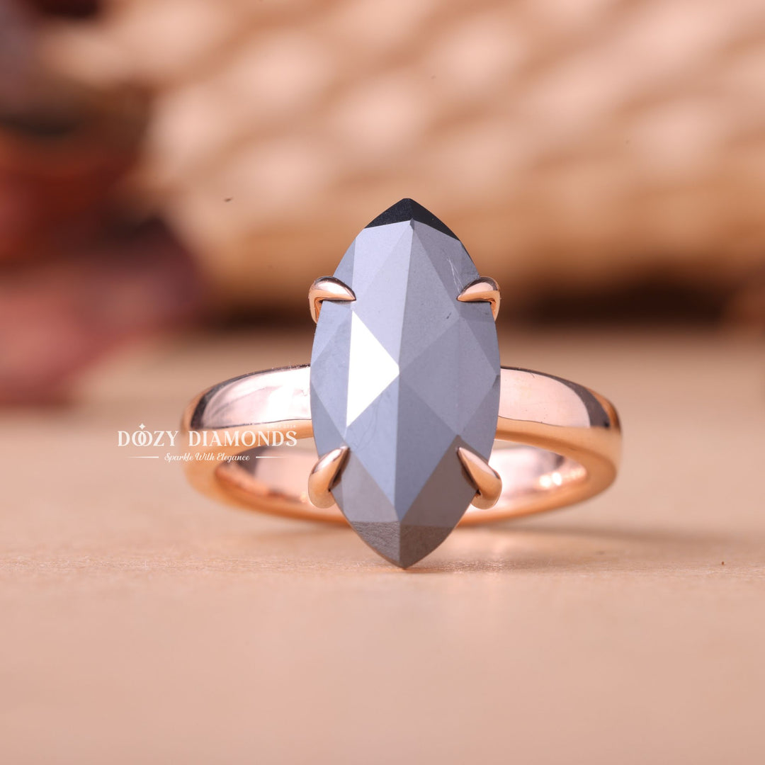 2.0CT marquise solitaire lab grown diamond engagement ring for sale