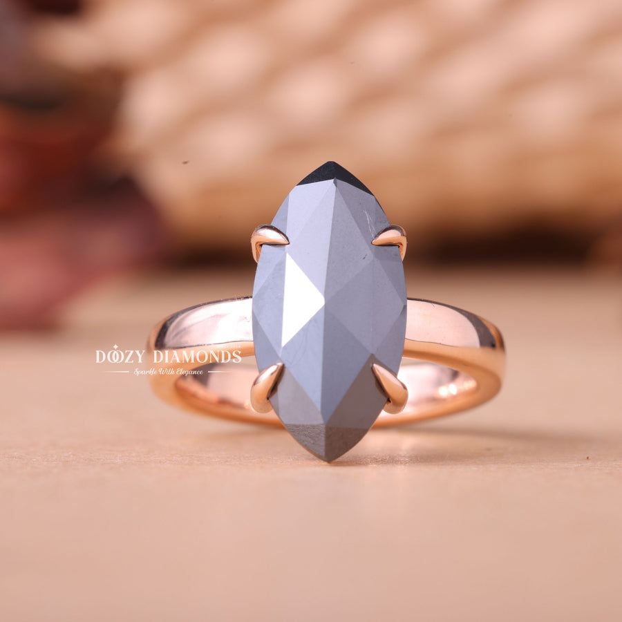 2.0CT marquise solitaire lab grown diamond engagement ring for sale