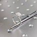 Princess pave lab grown diamond ring side profile in gold setting