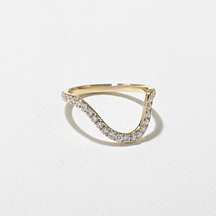 1.75CT Oval E - VS Lab Grown Unique Diamond Wedding Ring With Pave Curved Band - Doozy Diamonds