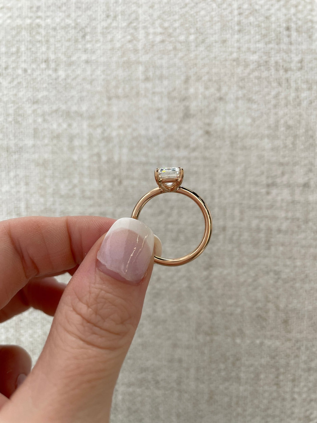 2.0 - 4.0 CT Emerald Cut Lab Grown Diamond Solitaire Engagement Ring - Doozy Diamonds