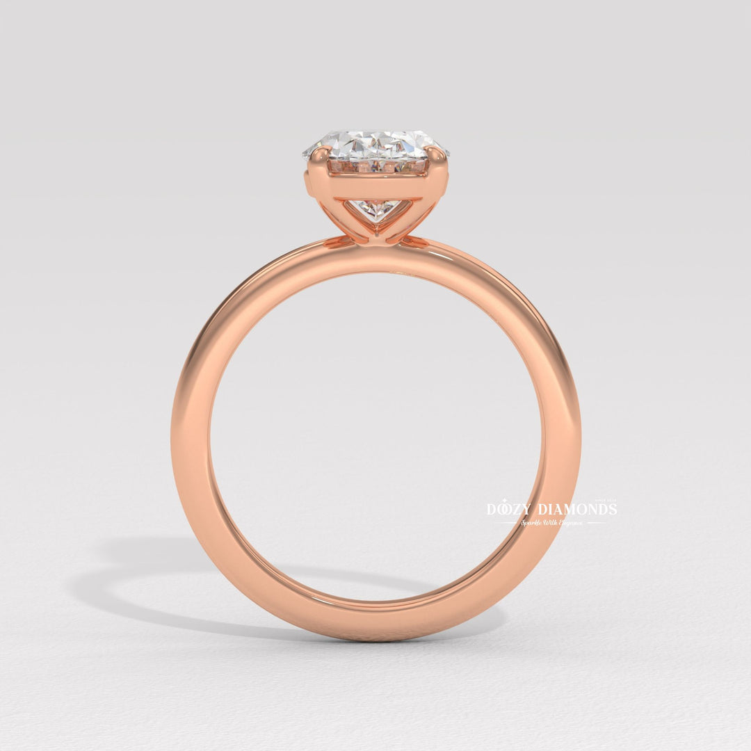 Shop oval cut solitaire lab grown diamond engagement ring online