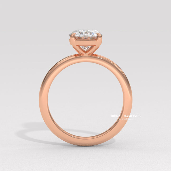 Shop oval cut solitaire lab grown diamond engagement ring online
