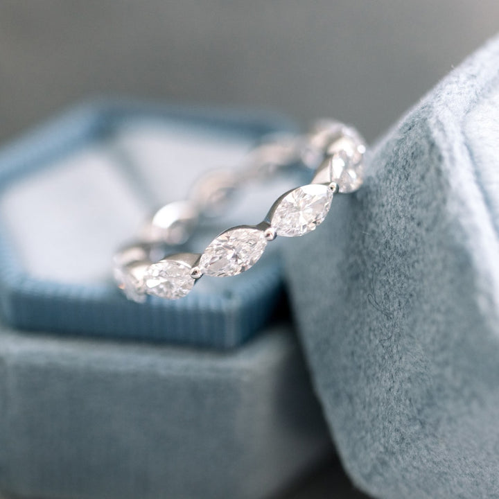 Marquise East - West DE - VS1 Lab Grown Diamond Eternity Band - Doozy Diamonds