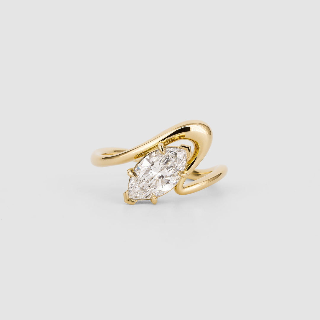 Shop marquise solitaire lab grown diamond engagement ring