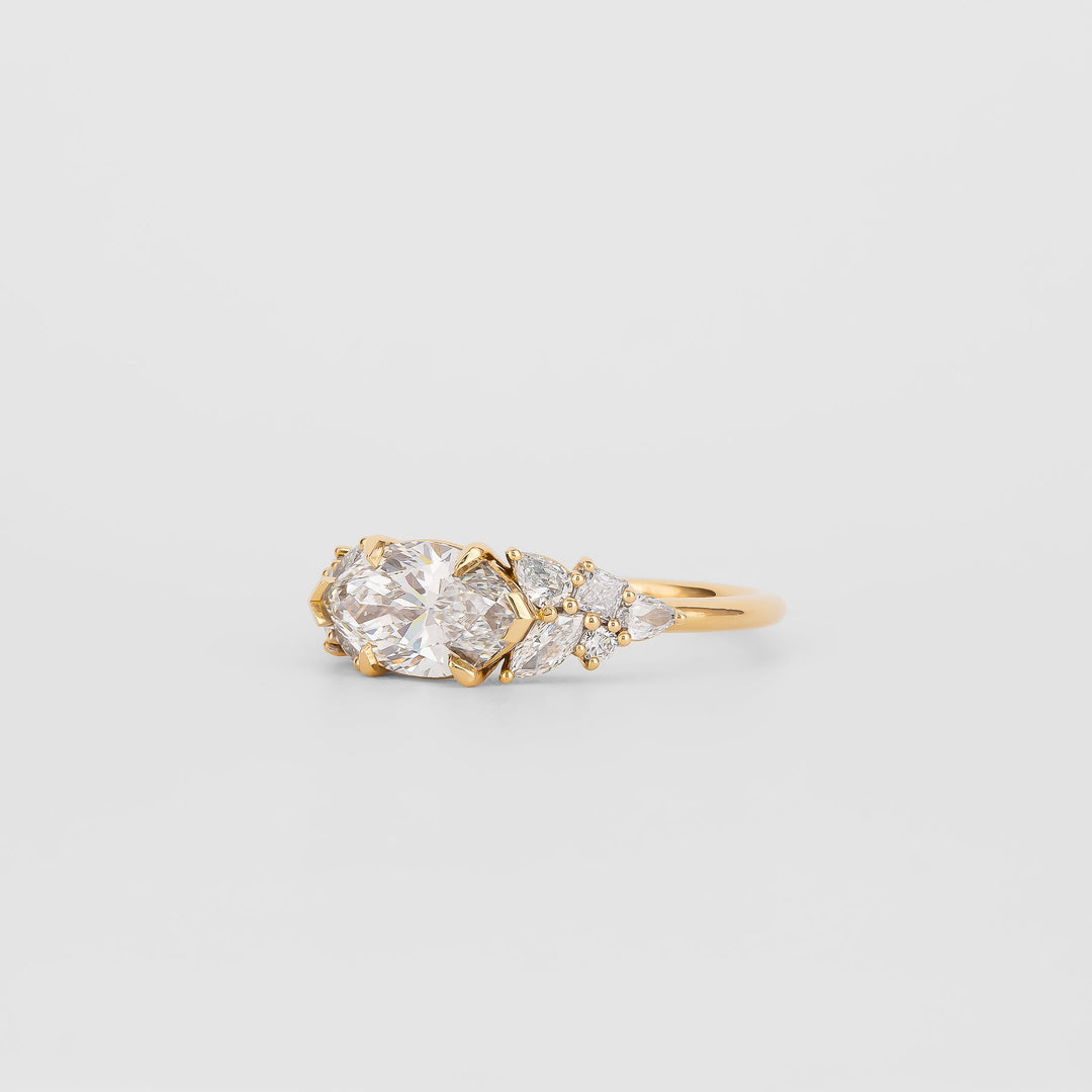 heirloom diamond ring, romantic diamond ring, diamond wedding ring, signature diamond ring, statement diamond ring, unique diamond ring, designer diamond ring,