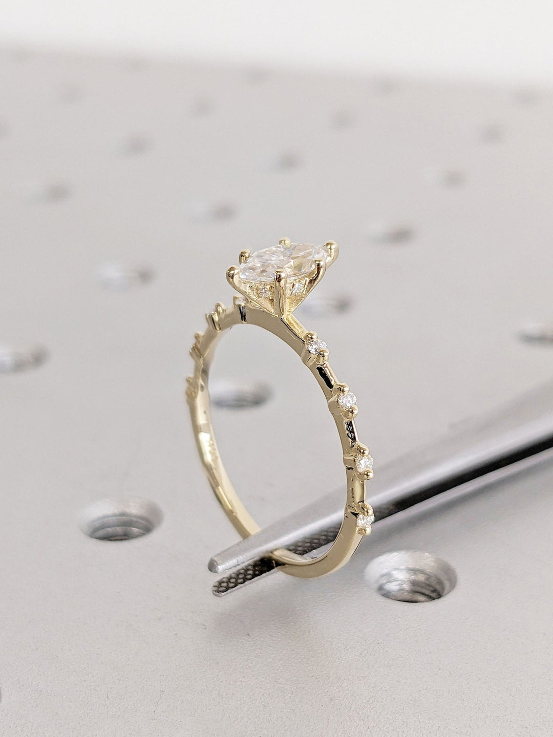 Shop the marquise cut pave engagement ring collection online