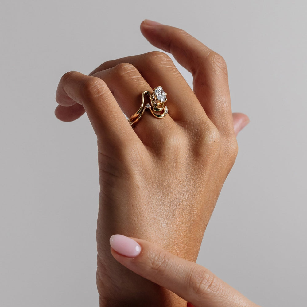 Classic marquise solitaire engagement ring crafted for everyday wear