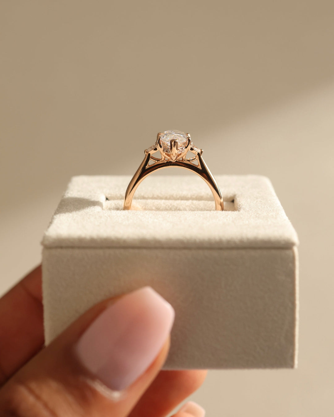 prong three stone setting, claw prong three stone setting, shared prong three stone setting, basket three stone setting, elevated three stone setting, low profile three stone setting,