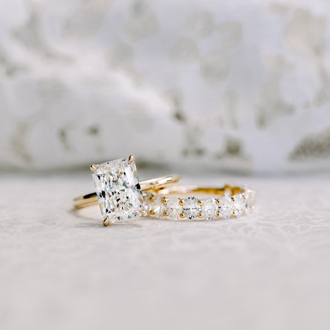 Oval DE - VS1 Lab Grown Diamond Full Eternity Wedding Band - Doozy Diamonds