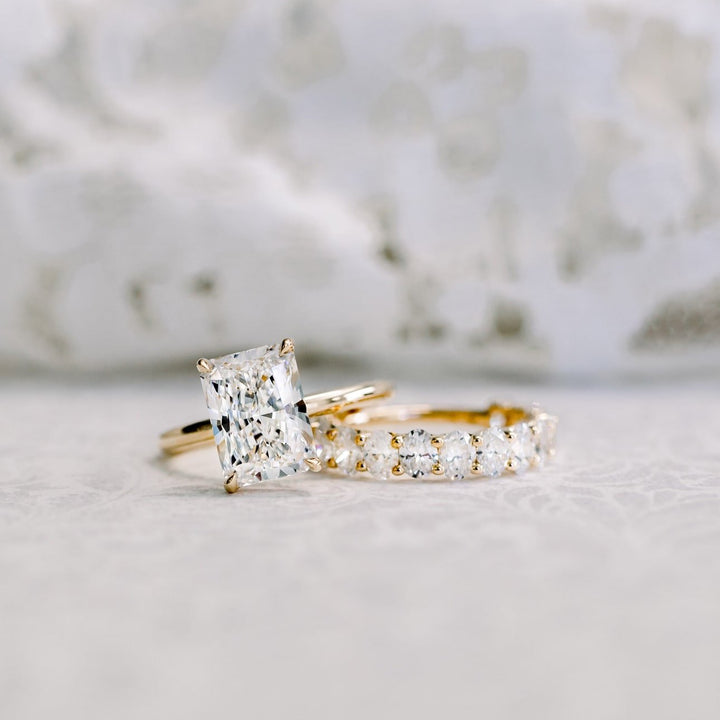 Oval DE - VS1 Lab Grown Diamond Full Eternity Wedding Band - Doozy Diamonds