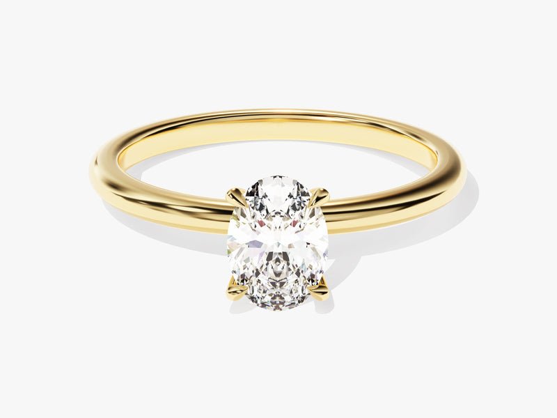 Shop oval solitaire lab grown diamond engagement ring