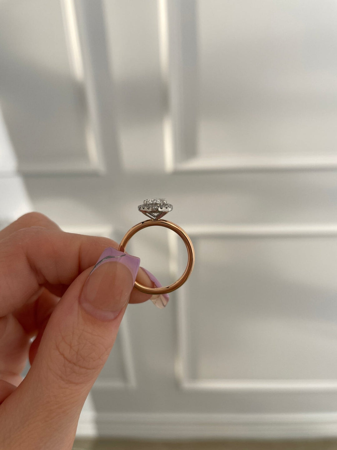 1.25 - 3.25 CT Oval Cut Lab Grown Diamond Halo Engagement Ring - Doozy Diamonds