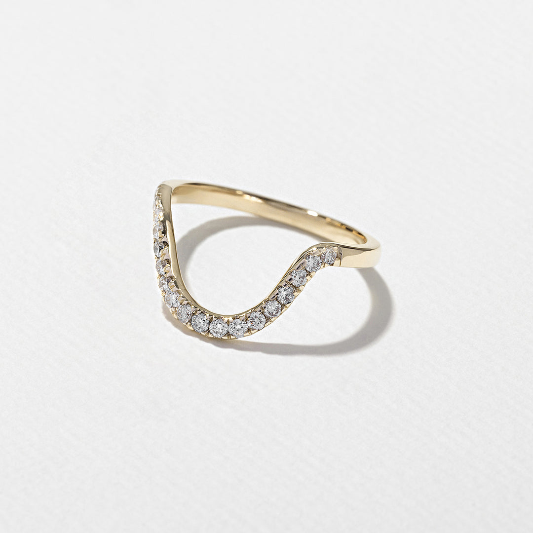 1.75CT Oval E - VS Lab Grown Unique Diamond Wedding Ring With Pave Curved Band - Doozy Diamonds