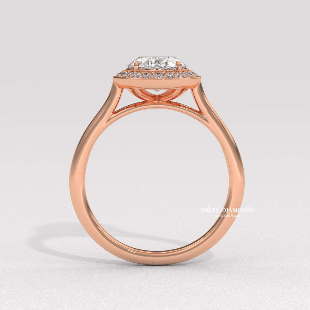 Buy oval cut solitaire diamond engagement ring with free shipping