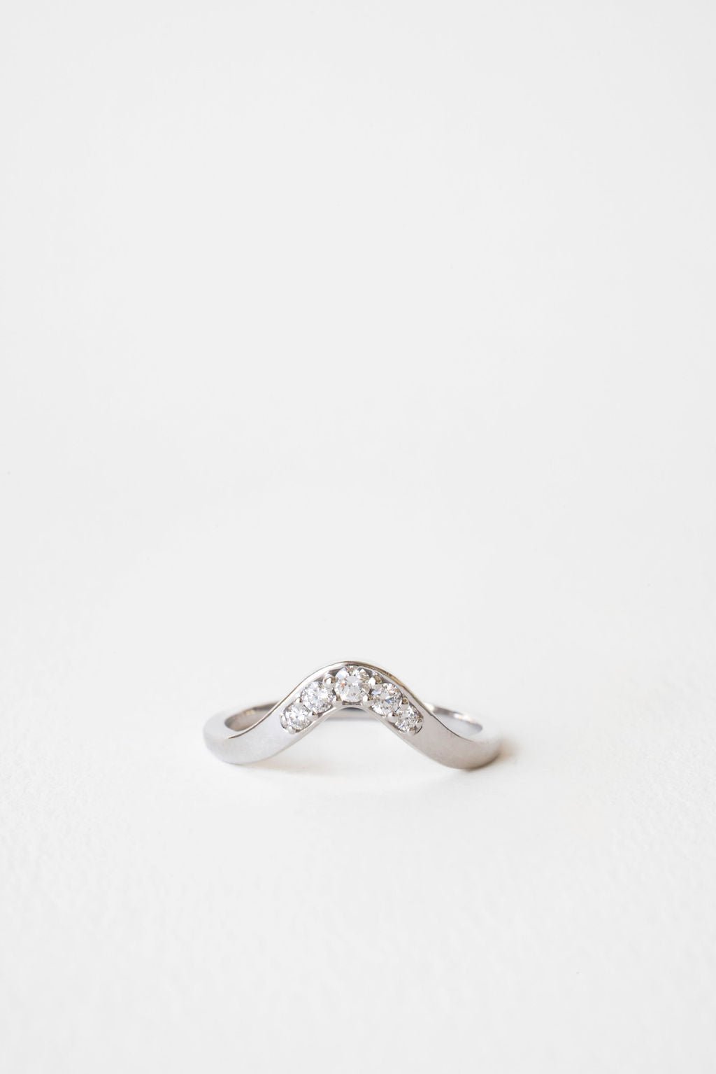 2.15 Carat Elongated Pear F - VS Lab Grown Bezel Diamond Bridal Ring Set - Doozy Diamonds