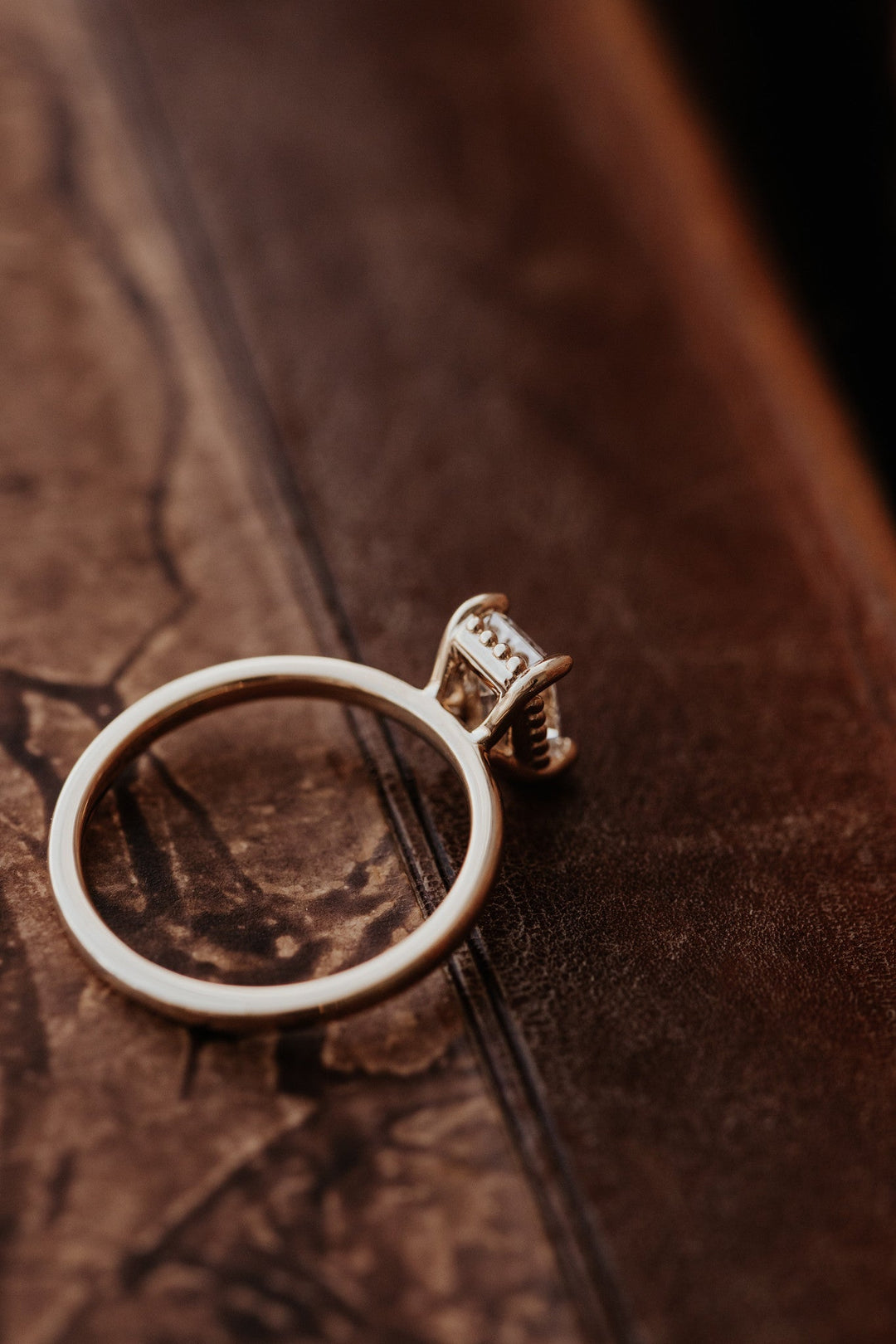 Shop the emerald cut solitaire engagement ring collection online