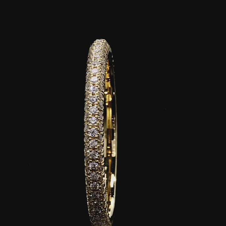 Round FG-VS1 Lab Grown Diamond Full Eternity Wedding Band