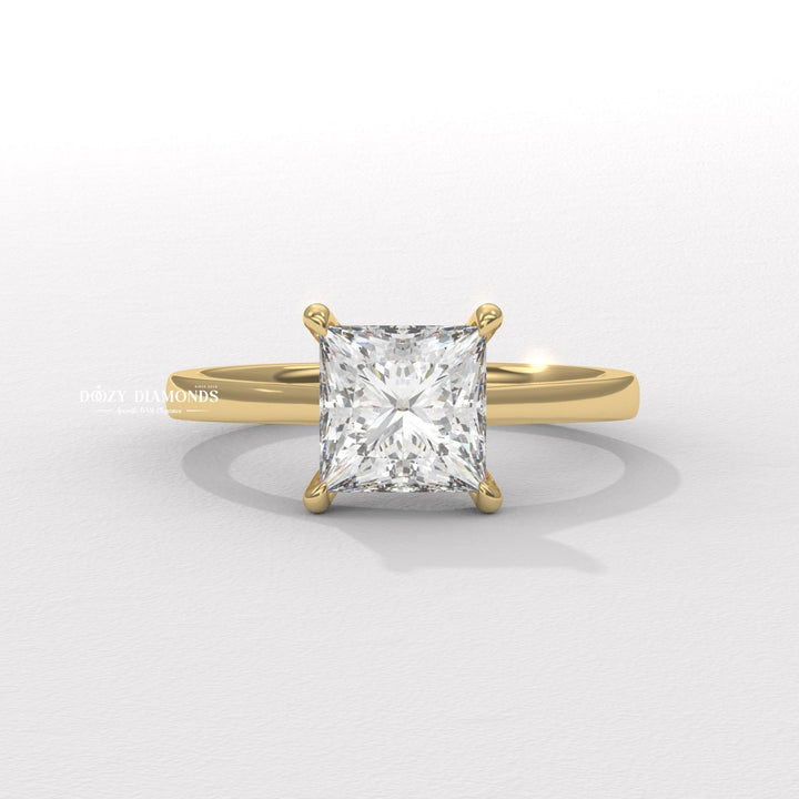 Princess cut solitaire engagement ring available to buy now