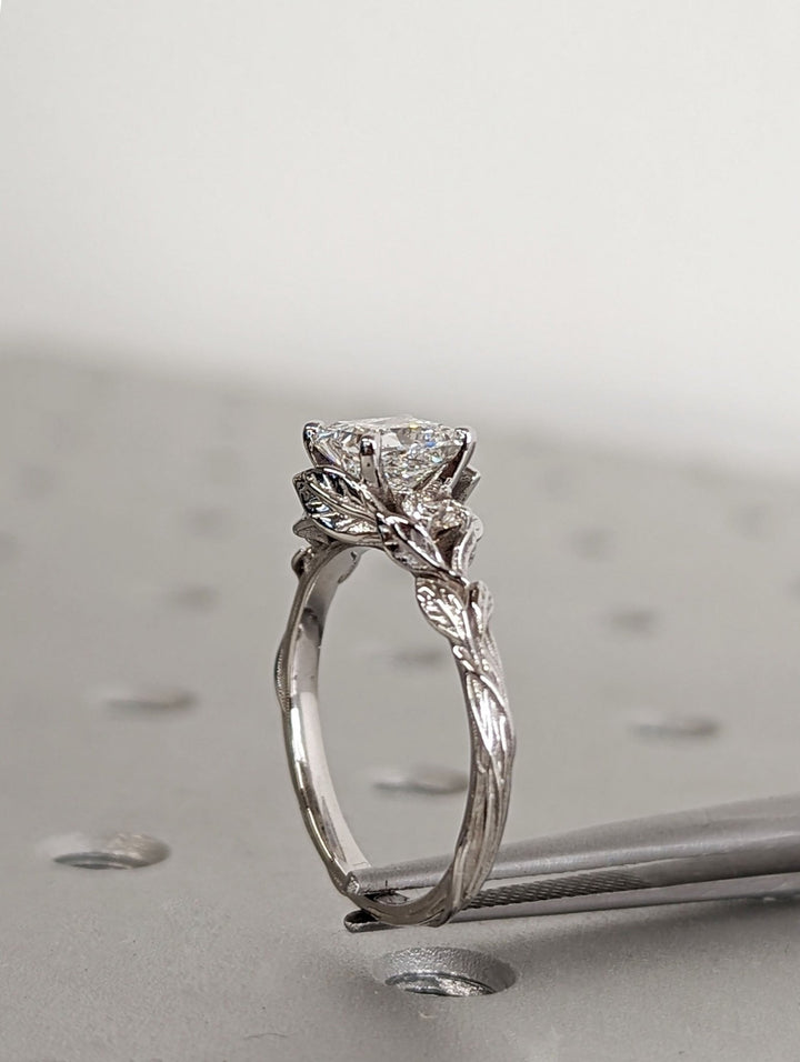 Classic princess vintage engagement ring crafted for everyday wear
