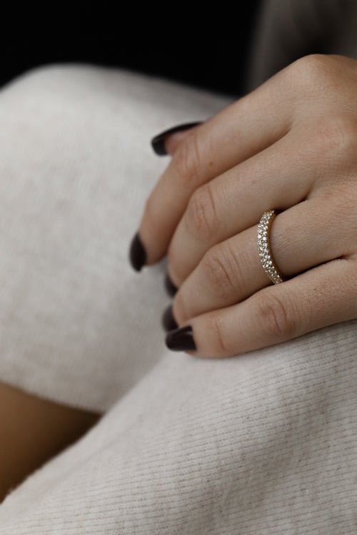 5.0CT Elongated Cushion F - VS Lab Grown Solitaire Diamond Bridal Ring Set - Doozy Diamonds