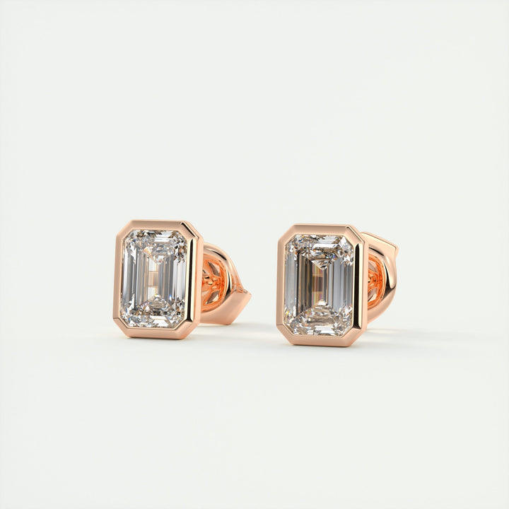 emerald-bezel-solitaire-cvd-g-vs-diamond-earrings