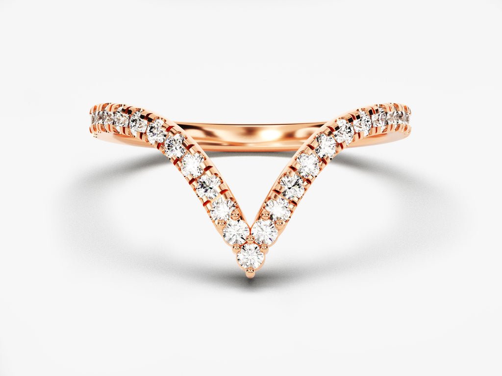 Close-up of 0.38CT round brilliant lab grown diamonds