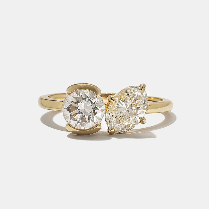 Buy 0.75CT round solitaire lab grown diamond engagement ring online