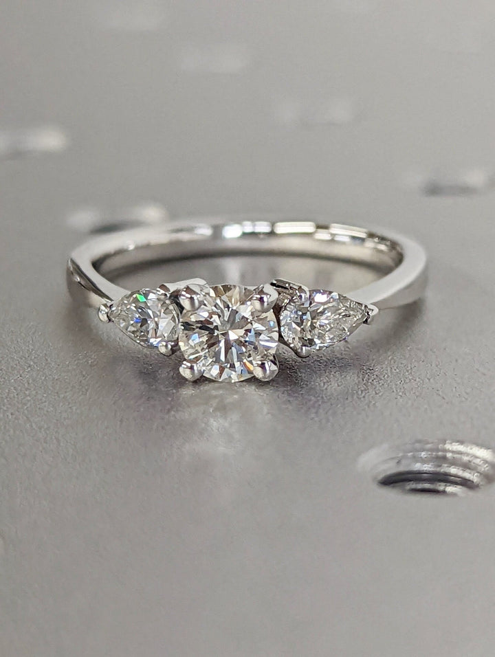 0.50CT round cut solitaire engagement ring available to buy now