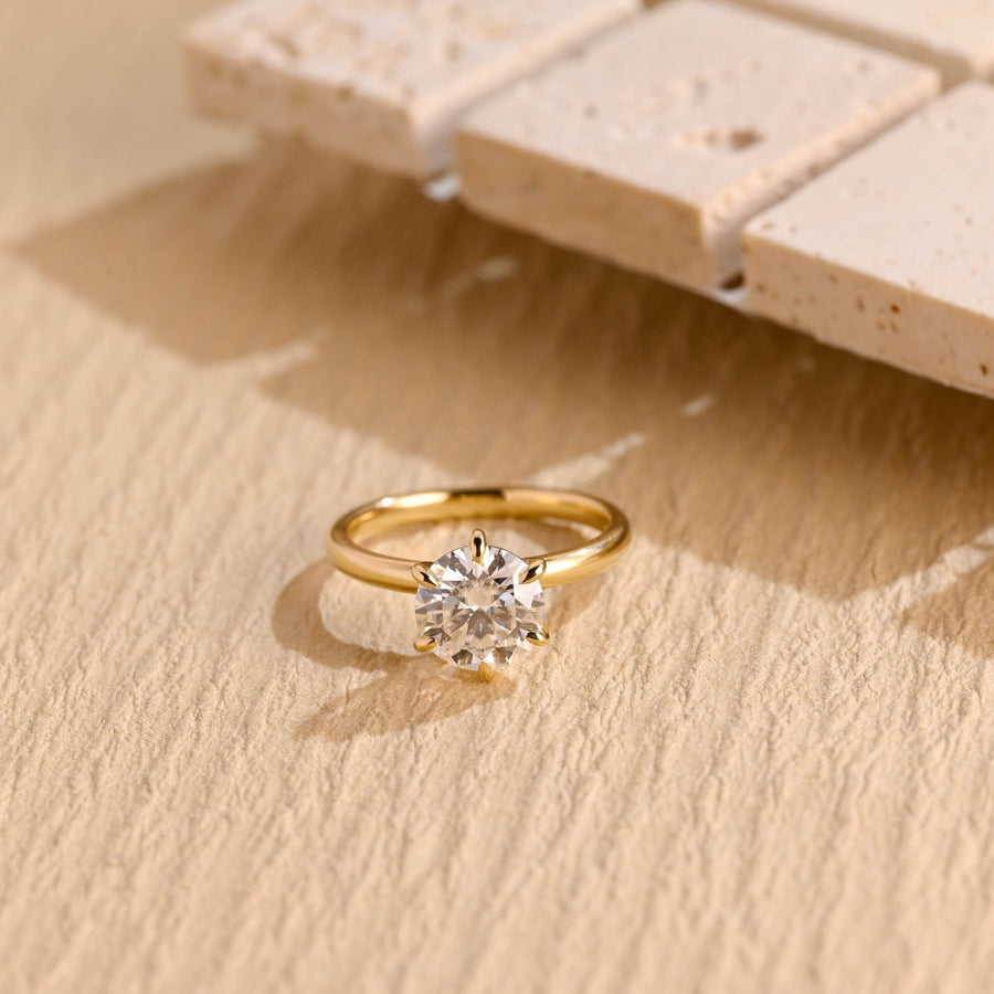 Buy 1.50CT round solitaire lab grown diamond engagement ring online