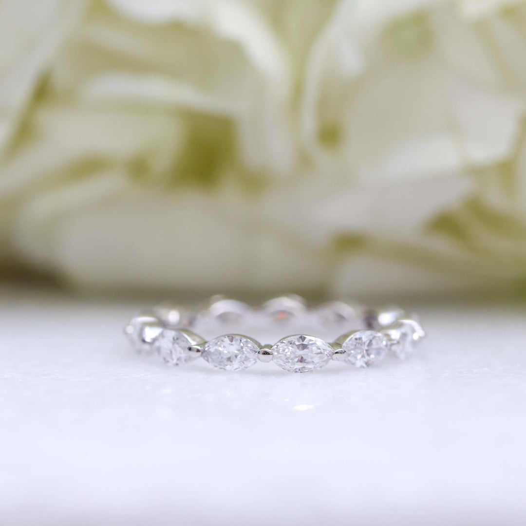Marquise East - West DE - VS1 Lab Grown Diamond Eternity Band - Doozy Diamonds
