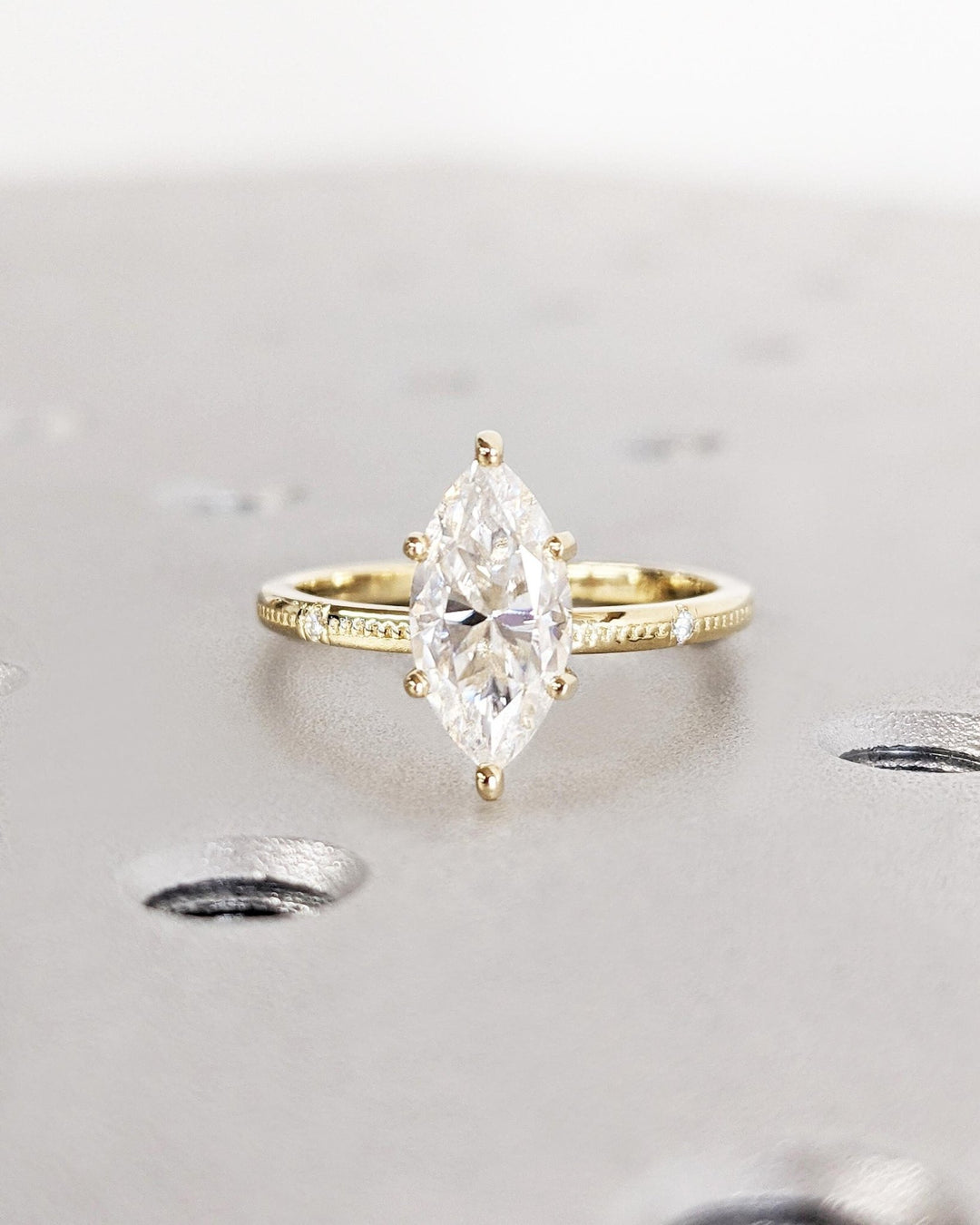 1.0CT marquise cut solitaire engagement ring available to buy now