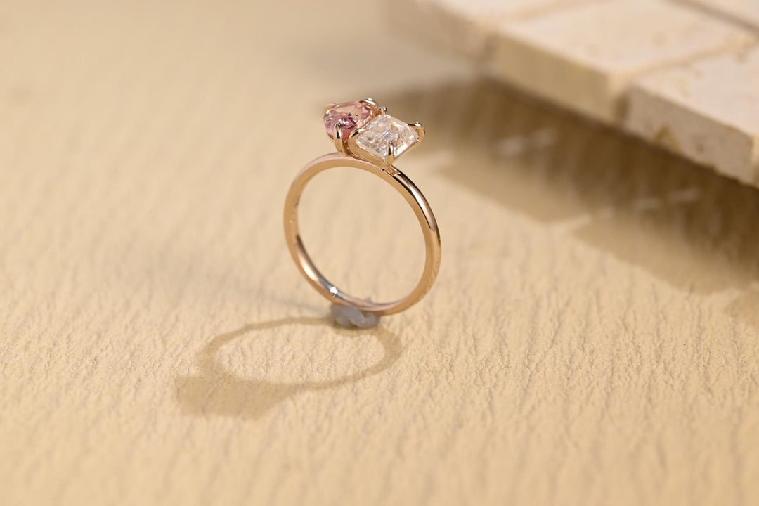 Pear solitaire diamond ring presented in signature gift packaging