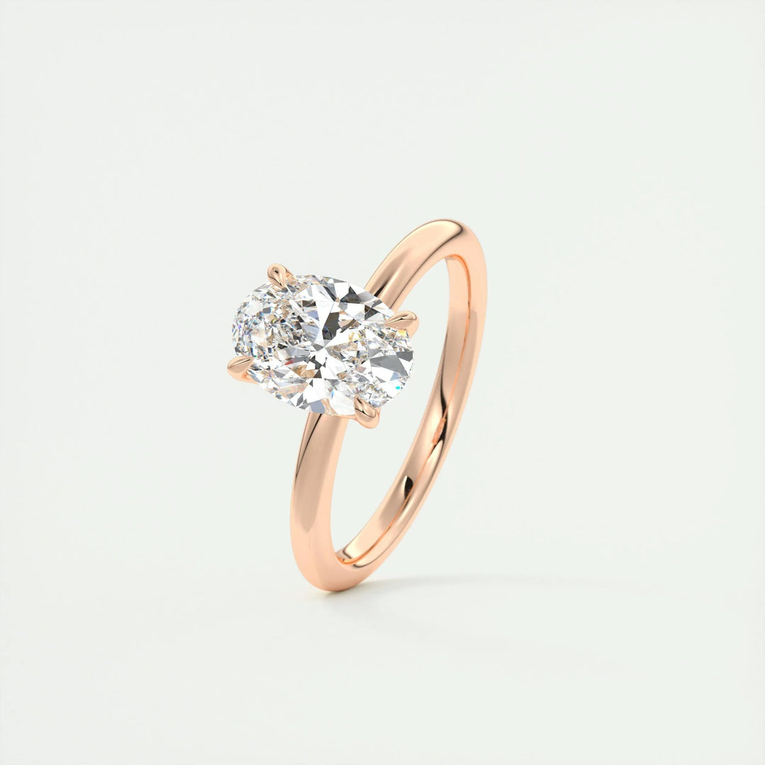 Shop the oval cut solitaire engagement ring collection online