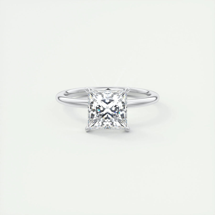 Shop princess solitaire lab grown diamond engagement ring