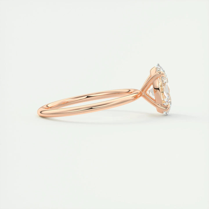 Shop oval cut solitaire lab grown diamond engagement ring online
