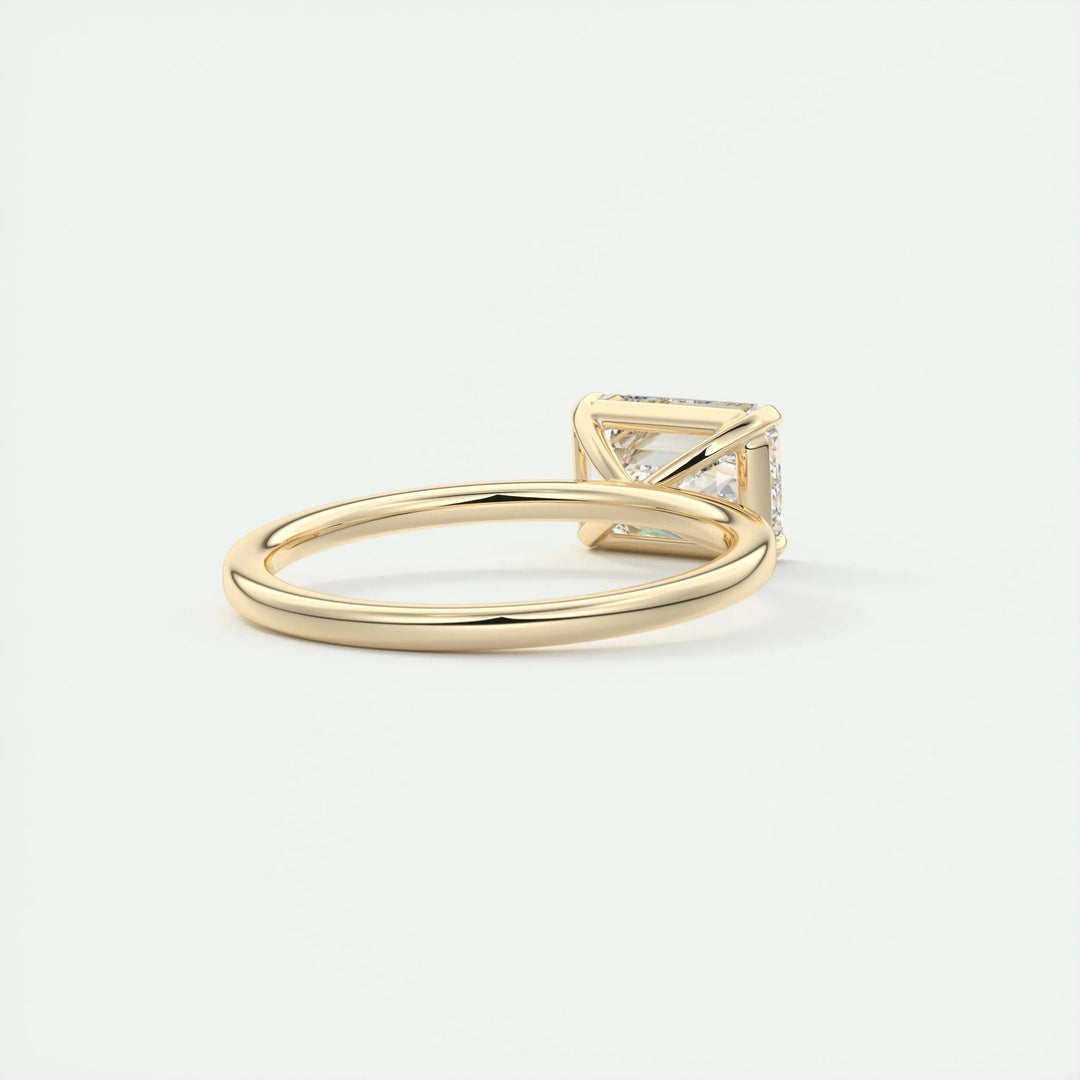 Shop emerald cut east west lab grown diamond engagement ring online