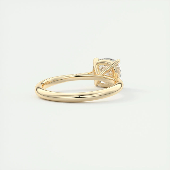 Shop cushion cut solitaire lab grown diamond engagement ring online