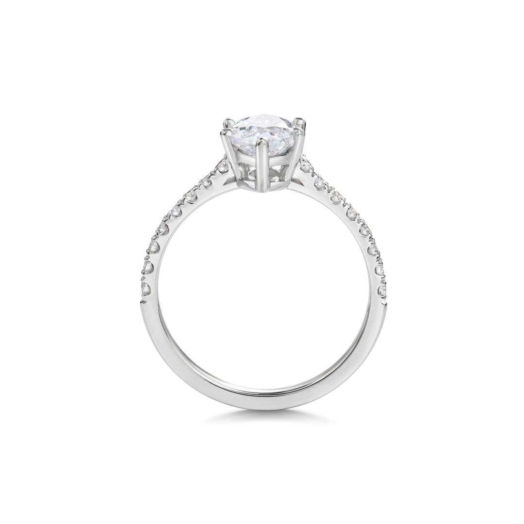 Shop the marquise cut pave engagement ring collection online