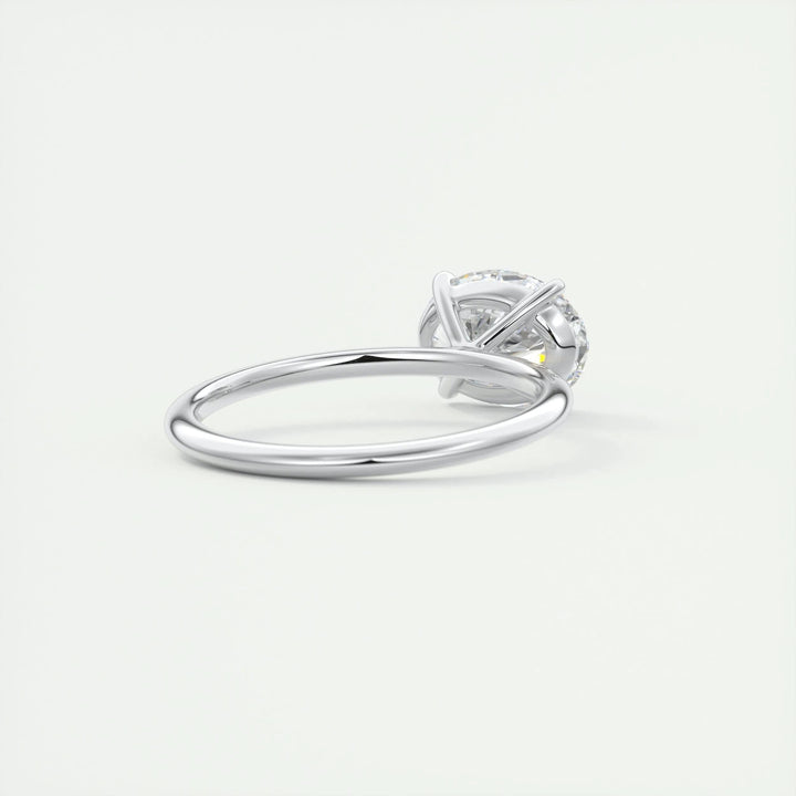 Classic oval east west engagement ring crafted for everyday wear