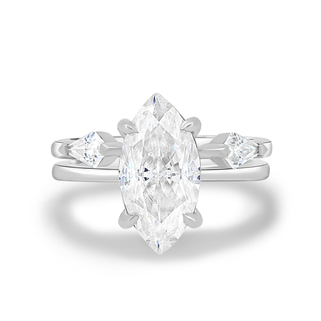 Shop marquise cut solitaire lab grown diamond engagement ring online