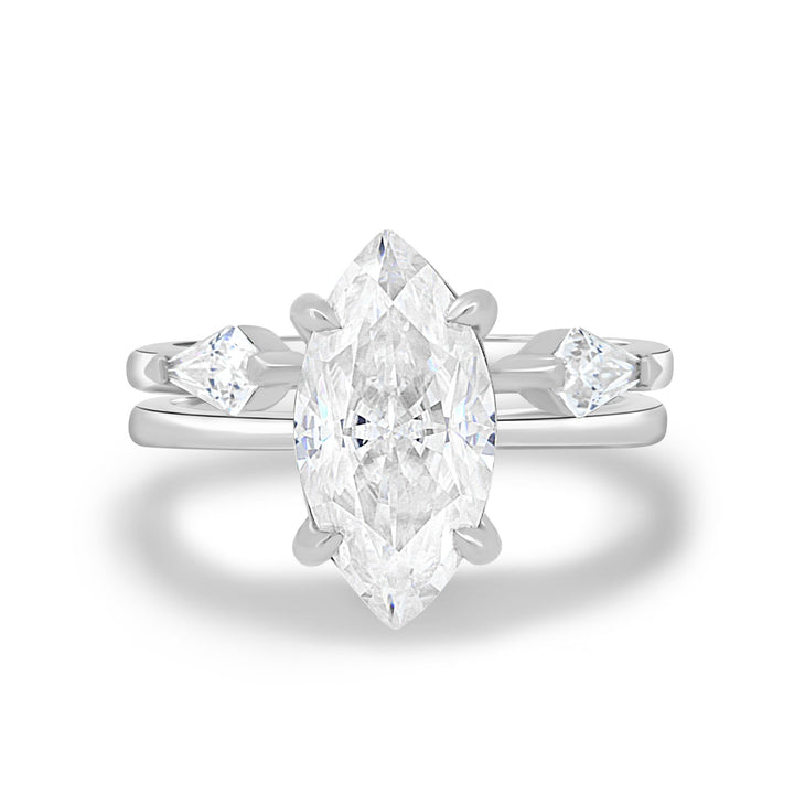 Shop marquise cut solitaire lab grown diamond engagement ring online